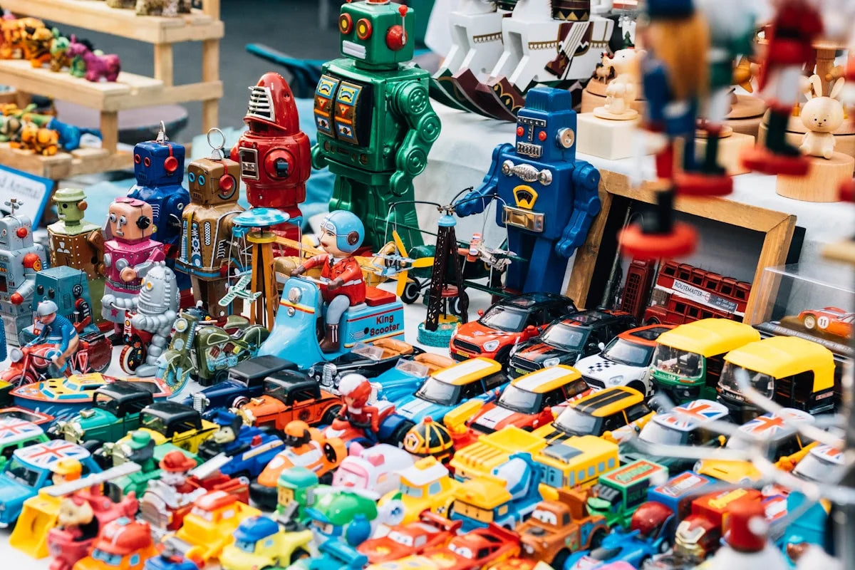 Colorful children's toys and playtime essentials for kids of all ages