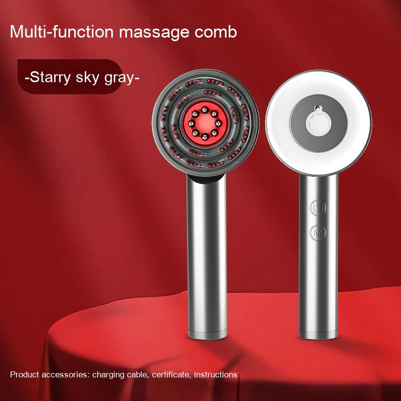 Scalp Massager Comb – At-Home Hair & Scalp Rejuvenation System with Essential Oil Applicator