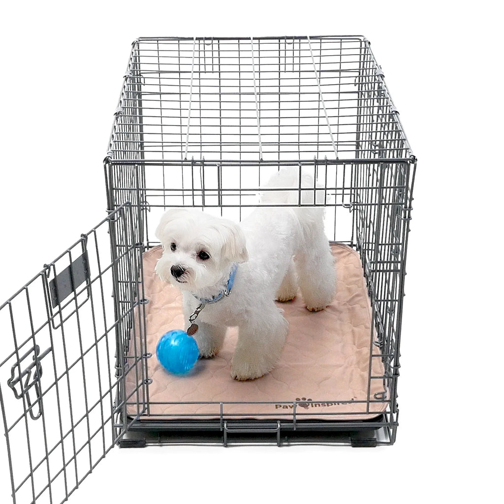 Ultimate 2-Pack Washable Dog Crate Pads - 24" x 18" Waterproof Mats for 24" Kennels | Comfortable & Leakproof Protection for Your Pet