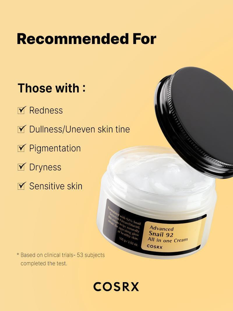Revitalize Your Skin with COSRX Advanced Snail 92 All in One Cream - Boost Elasticity & Hydration