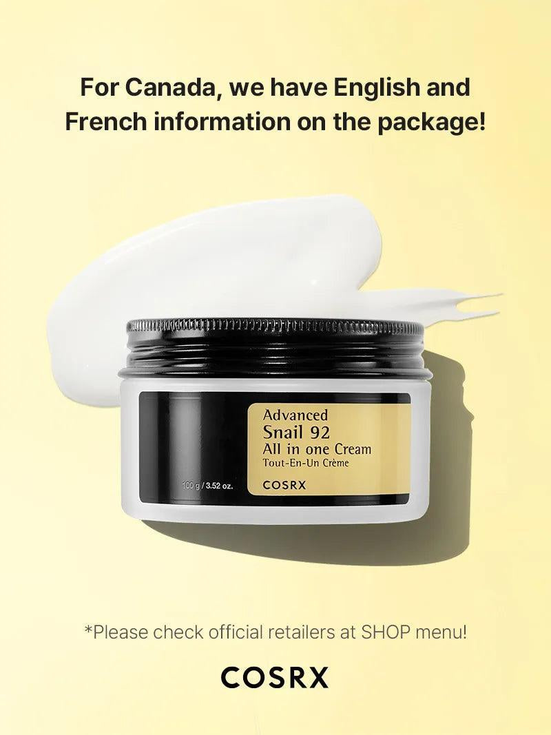 Revitalize Your Skin with COSRX Advanced Snail 92 All in One Cream - Boost Elasticity & Hydration