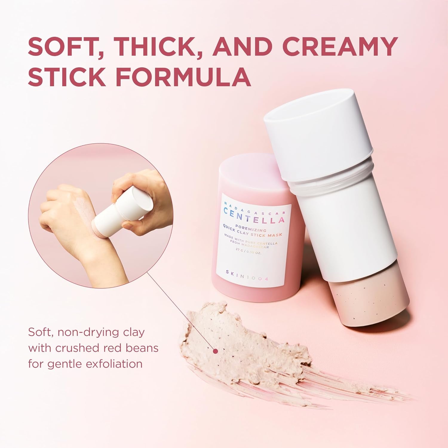 Revitalize Your Skin with the Poremizing Quick Clay Stick Mask - Korean Skincare for Pore Minimizing and Sebum Control, 0.95 Oz