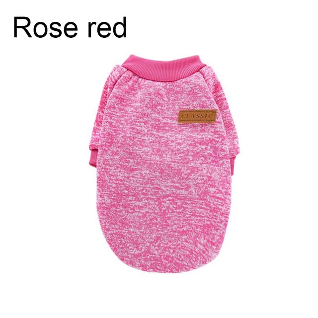 Cozy Winter Dog Coat for Small Breeds - Perfect for Chihuahuas, Schnauzers & Pugs - Stylish and Warm Sweatshirt for Dogs and Cats