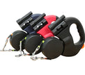 Double Dog Leash for 2 Dogs – Tangle-Free, Adjustable Bungee Dual Leash with Waist Belt for Running & Walking