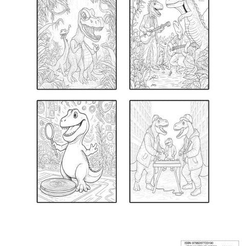 Dino Idol Coloring Book Volume 2: The Hilarious Talent Showdown of Prehistoric Superstars!