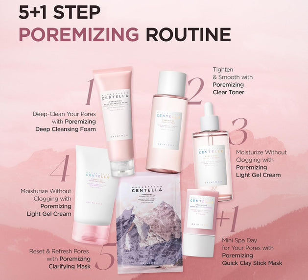 Madagascar Centella Poremizing Fresh Ampoule - 3.38 Fl. Oz of Hydrating Formula for Oily and Combination Skin