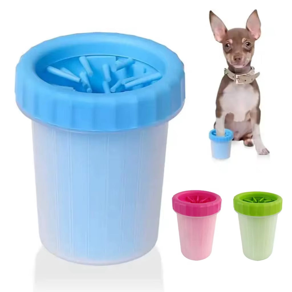 2024 Wholesale Dog Paw Cleaner Premium Quality Blue Pink Pet Supplies and Dog Accessories Cleaner for Dogs