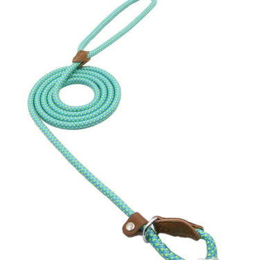 Nylon Pup Set – Braided Rope Dog Leash & Collar Set for Small to Medium Dogs (1.5mm & 2.0mm Options)