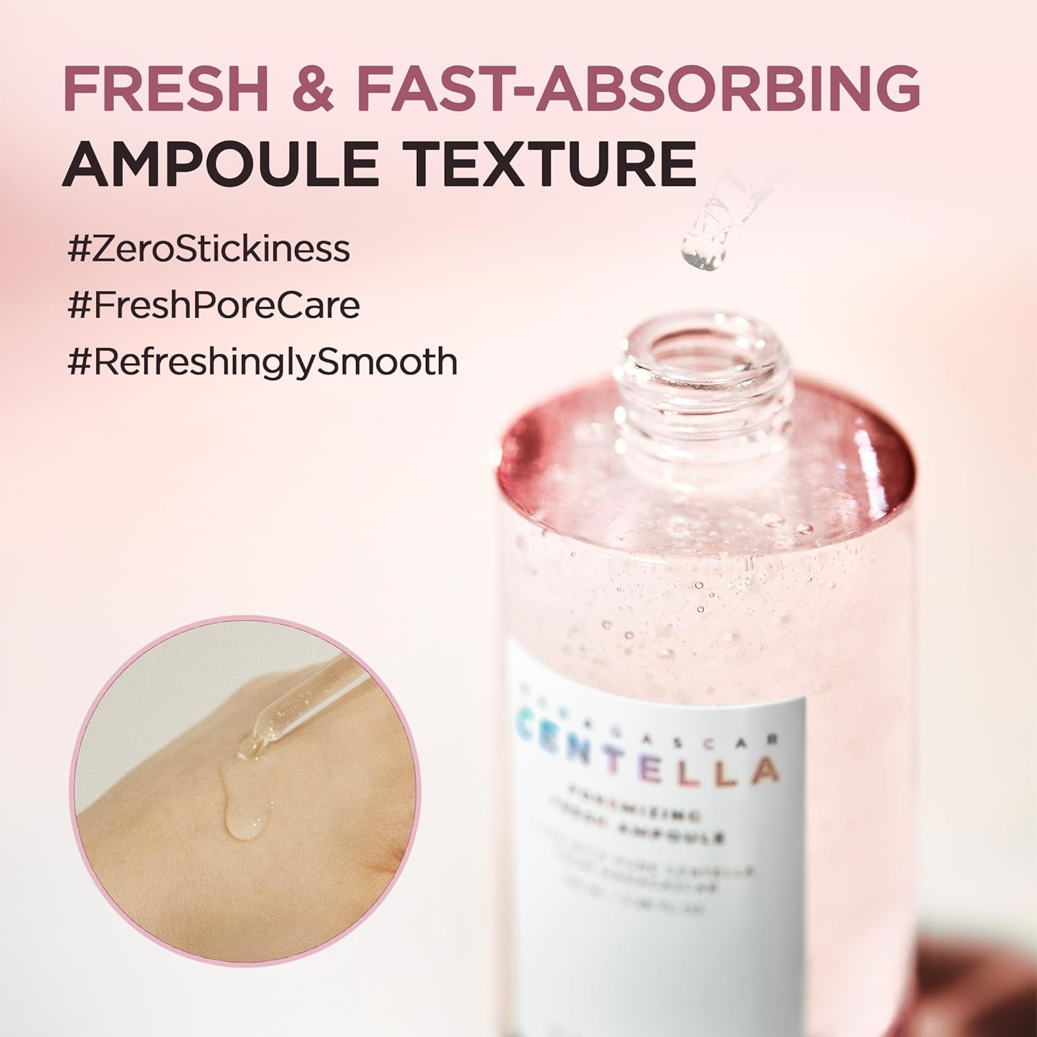 Revitalize Your Skin with Madagascar Centella Poremizing Fresh Ampoule - 3.38 Fl. Oz (100Ml) for Oily and Combination Skin | Soothing Hydration & Pore Cleansing