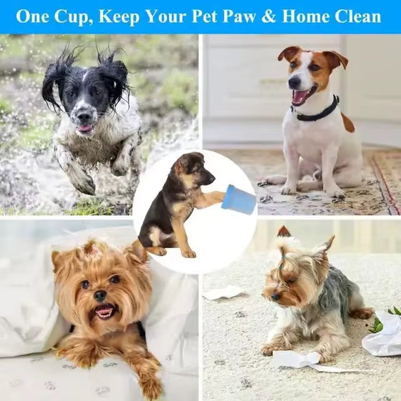 2024 Wholesale Dog Paw Cleaner Premium Quality Blue Pink Pet Supplies and Dog Accessories Cleaner for Dogs