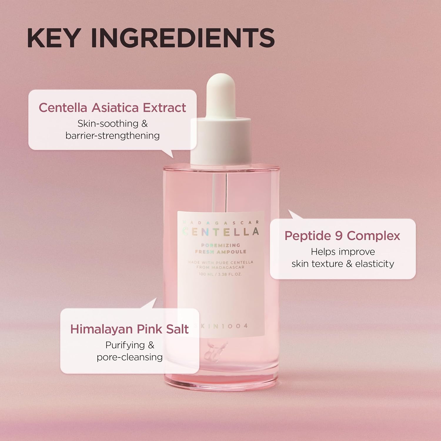 Revitalize Your Skin with Madagascar Centella Poremizing Fresh Ampoule - 3.38 Fl. Oz (100Ml) for Oily and Combination Skin | Soothing Hydration & Pore Cleansing