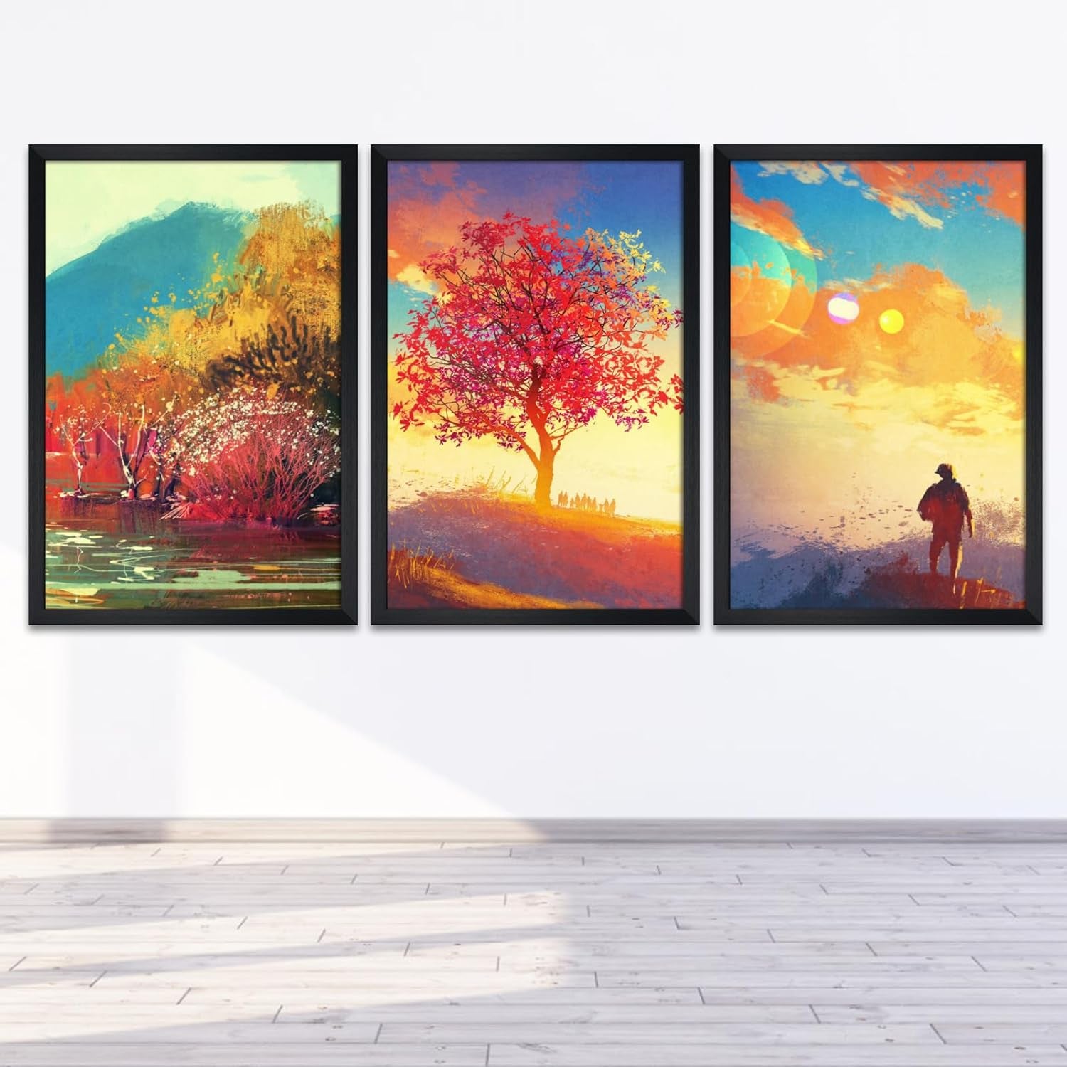 Sleek Black 24x36 Poster Frame - Perfect for Showcasing Your Favorite Artwork and Memories