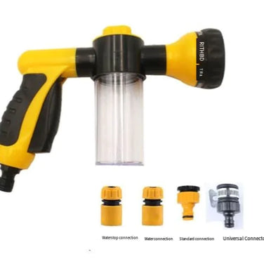 High-Pressure Pet Shower Sprayer - Dog Wash Brush & Grooming Comb