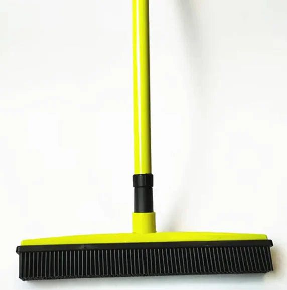 Pet Hair Removal Broom Mop – Static & Microfiber Floor Sweeper for Dog and Cat Hair on Hard Floors