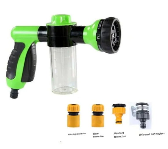 High-Pressure Pet Shower Sprayer - Dog Wash Brush & Grooming Comb