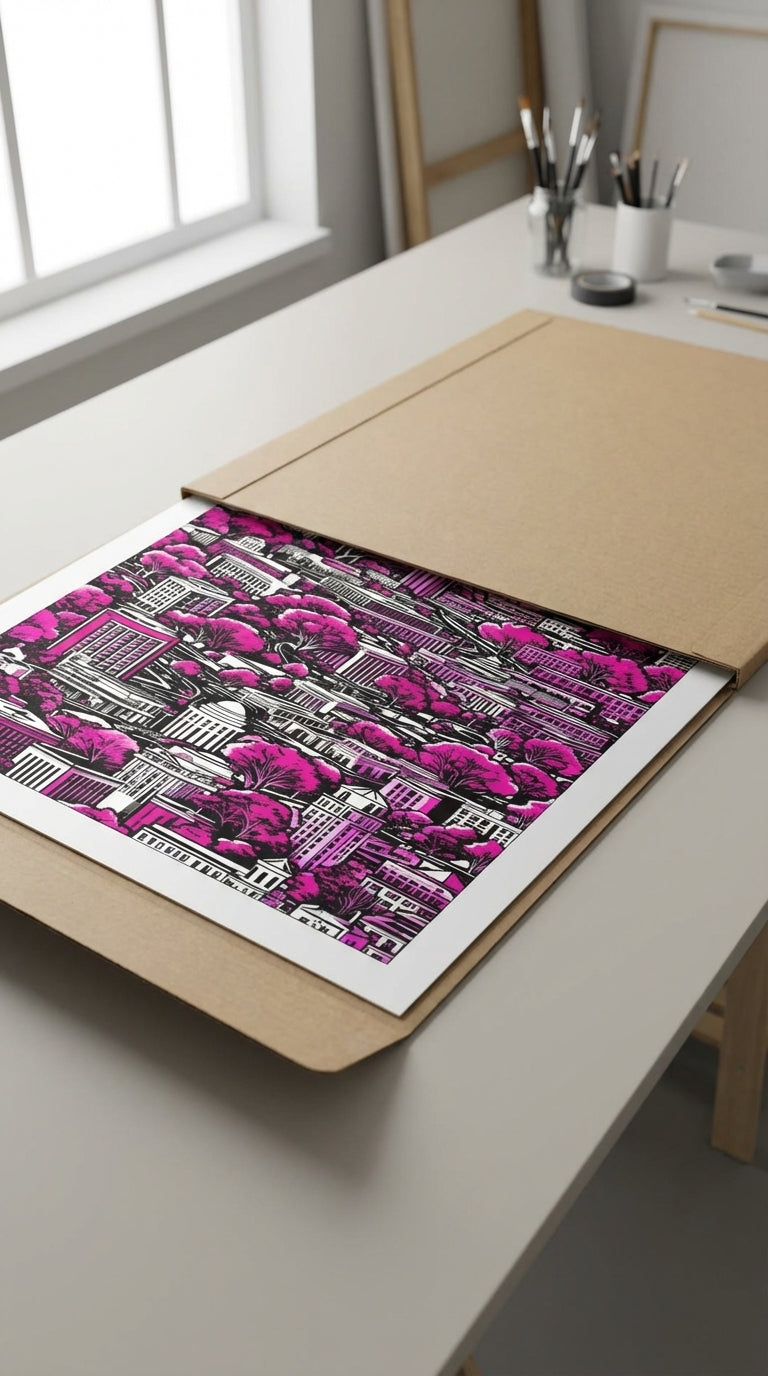 Contemporary World Cityscape Wall Art | Print-on-Demand Wall Art