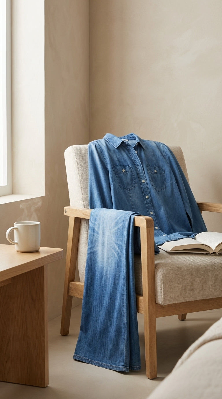 Denim Dreams Pajama Set