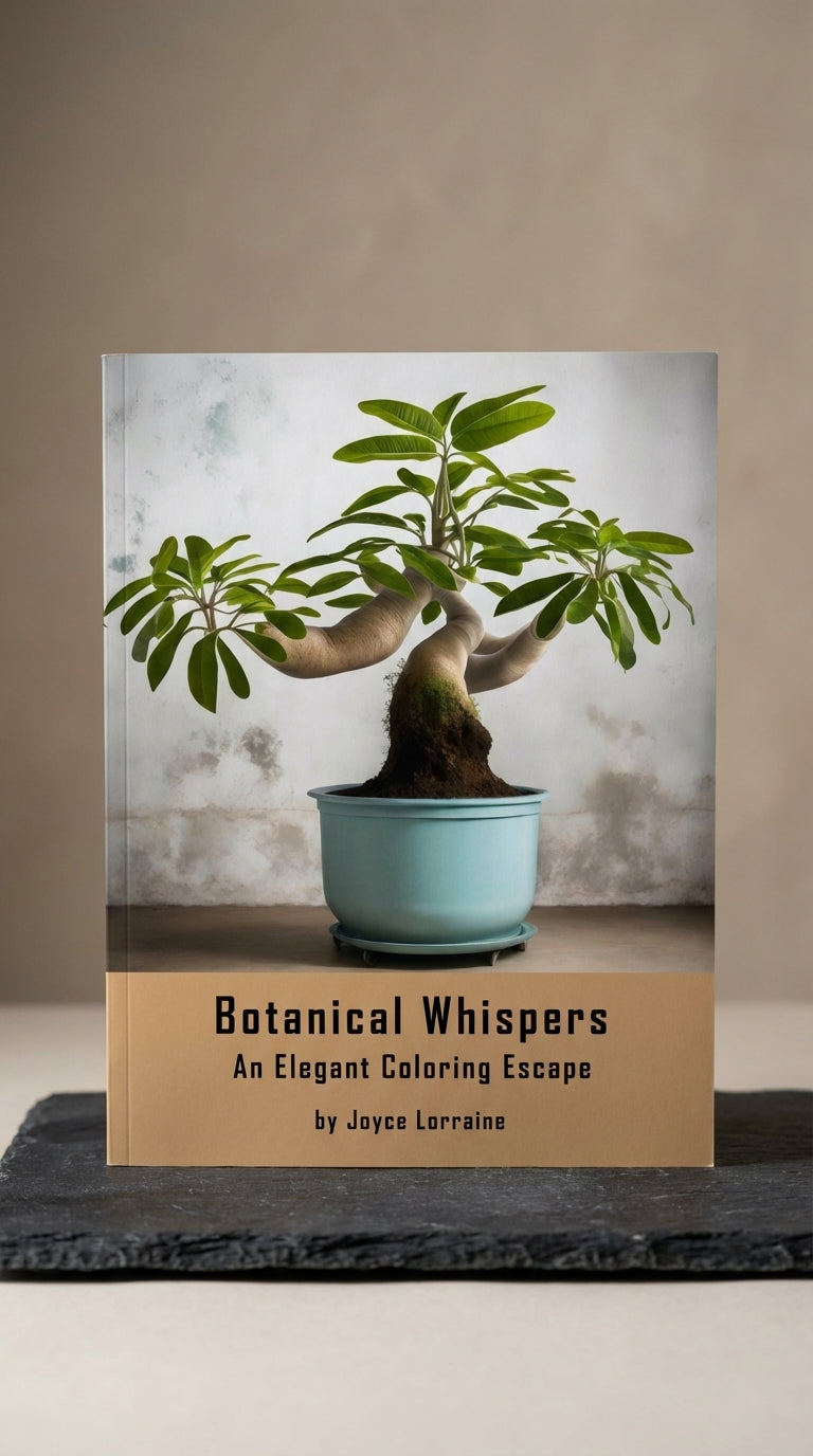 Unleash Your Creativity with Botanical Whispers: An Elegant Coloring Escape for Mindful Relaxation