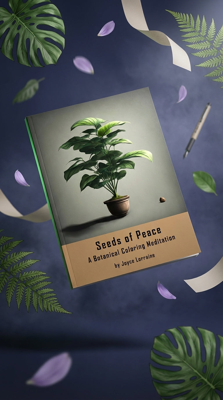 Seeds of Peace: A Relaxing Botanical Coloring Journey for Mindfulness and Creativity