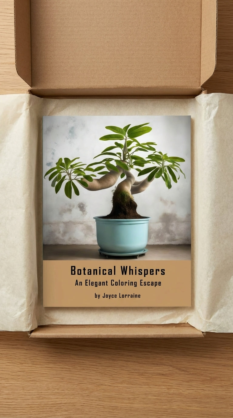 Unleash Your Creativity with Botanical Whispers: An Elegant Coloring Escape for Mindful Relaxation