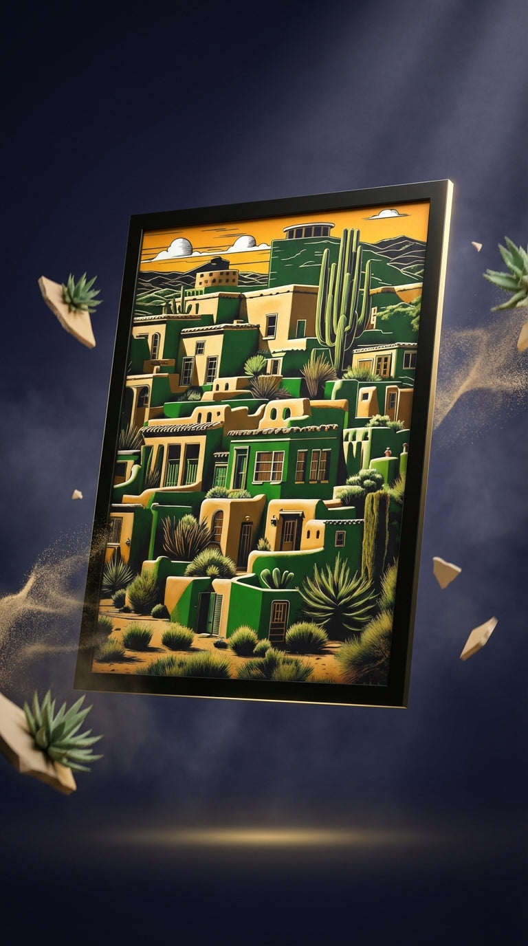 Contemporary World Cityscape Wall Art | Print-on-Demand Wall Art