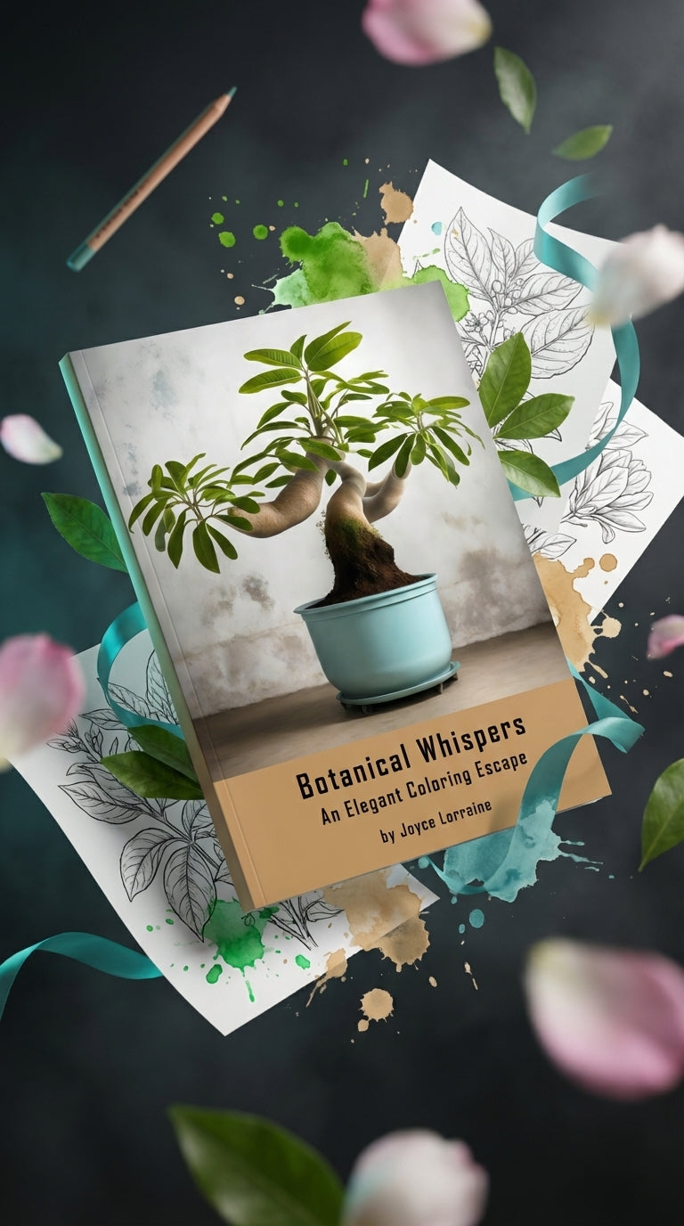 Unleash Your Creativity with Botanical Whispers: An Elegant Coloring Escape for Mindful Relaxation