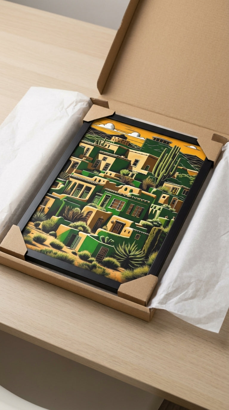 Contemporary World Cityscape Wall Art | Print-on-Demand Wall Art