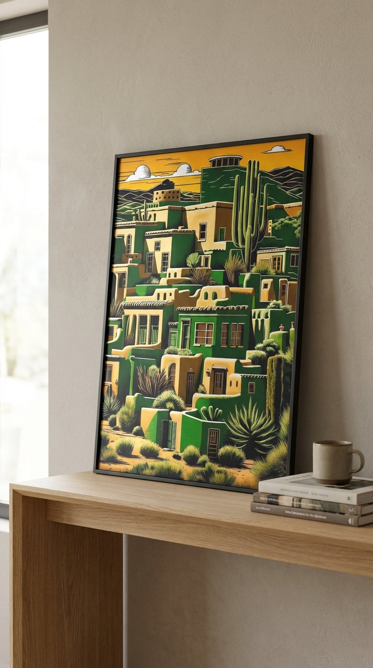 Contemporary World Cityscape Wall Art | Print-on-Demand Wall Art