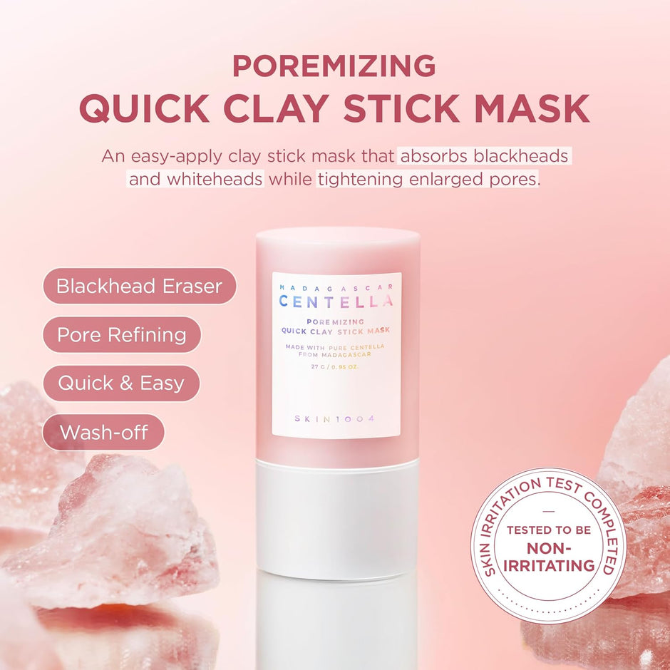 Revitalize Your Skin with the Poremizing Quick Clay Stick Mask - Korean Skincare for Pore Minimizing and Sebum Control, 0.95 Oz