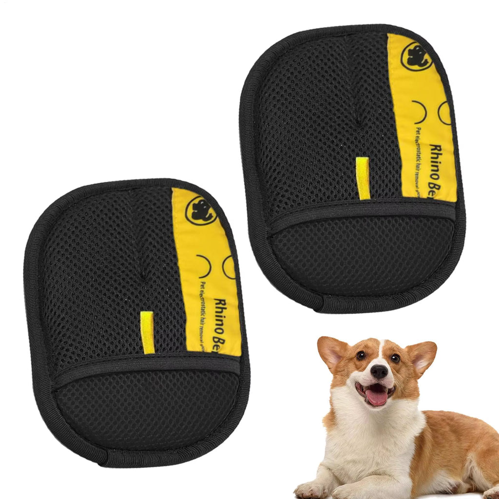 2Pcs Pet Static Electricity Hair Removal Gloves Cat Hair Removal Sticky Hair Cleaner Pets Hair Removal Gloves Cleaning Product