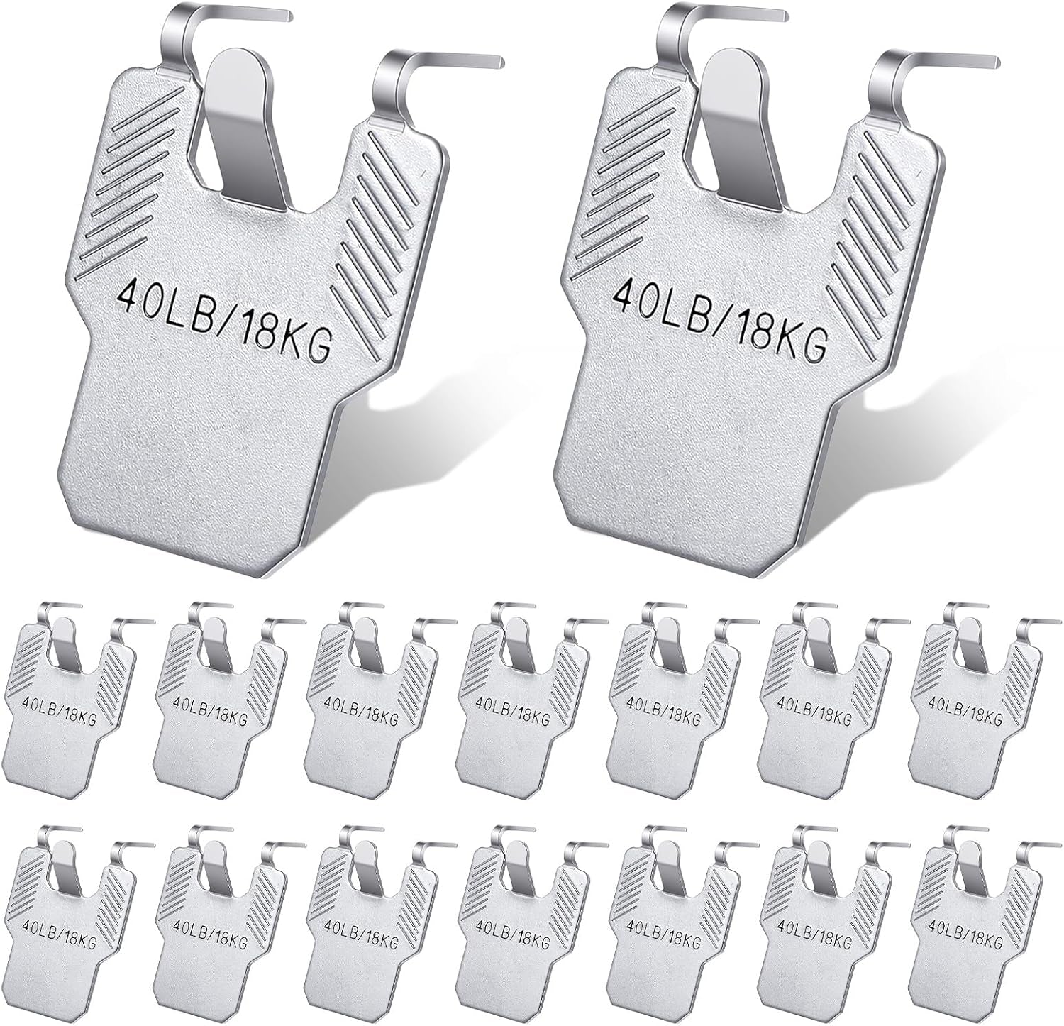 Transform Your Walls with 15 PCS Heavy-Duty 40Lb Claw Hangers - Effortless, Damage-Free Installation for Pictures, Mirrors, and Art!