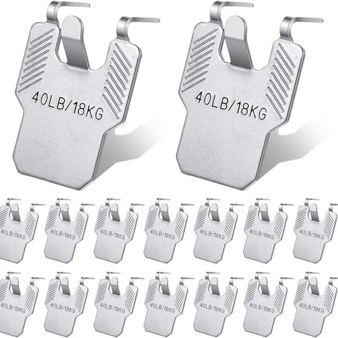 Transform Your Walls with 15 PCS Heavy-Duty 40Lb Claw Hangers - Effortless, Damage-Free Installation for Pictures, Mirrors, and Art!