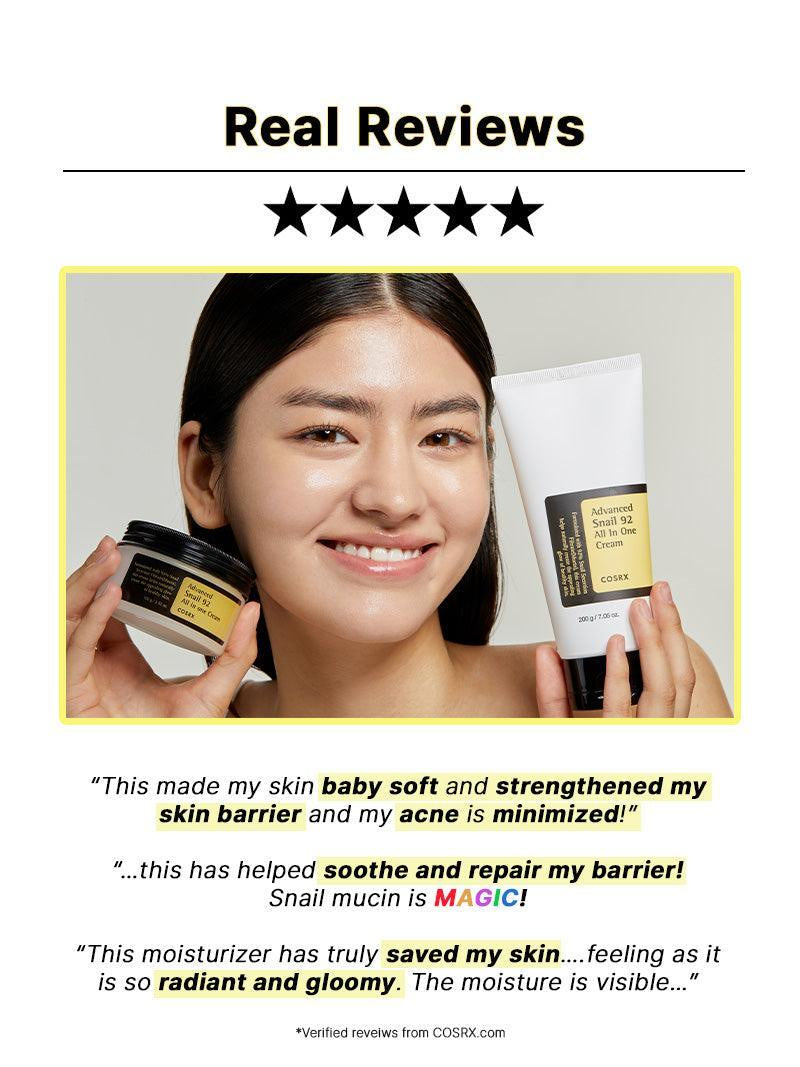 Revitalize Your Skin with COSRX Advanced Snail 92 All in One Cream - Boost Elasticity & Hydration