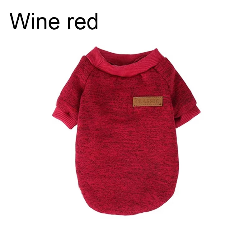 Cozy Winter Dog Coat for Small Breeds - Perfect for Chihuahuas, Schnauzers & Pugs - Stylish and Warm Sweatshirt for Dogs and Cats