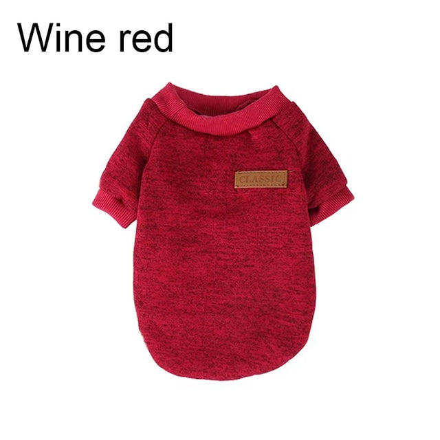 Cozy Winter Dog Coat for Small Breeds - Perfect for Chihuahuas, Schnauzers & Pugs - Stylish and Warm Sweatshirt for Dogs and Cats