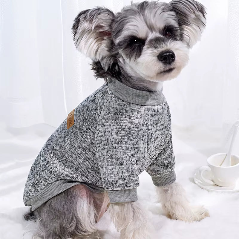Cozy Winter Dog Coat for Small Breeds - Perfect for Chihuahuas, Schnauzers & Pugs - Stylish and Warm Sweatshirt for Dogs and Cats