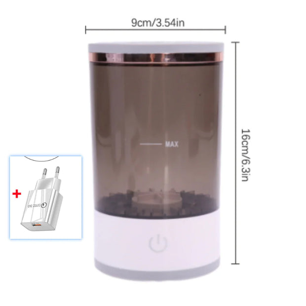 MAX Pro Ultrasonic Makeup Brush Cleaner Machine – Automatic Deep Clean & Sanitize Station for Brushes & Sponges