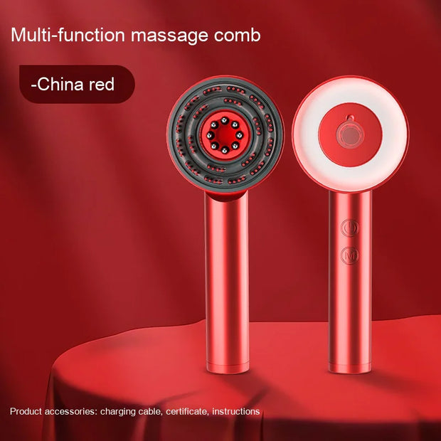 Scalp Massager Comb – At-Home Hair & Scalp Rejuvenation System with Essential Oil Applicator