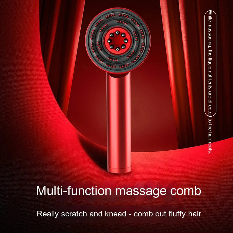 Scalp Massager Comb – At-Home Hair & Scalp Rejuvenation System with Essential Oil Applicator