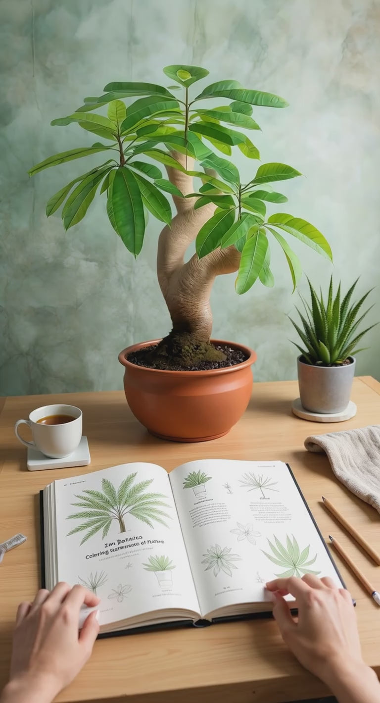 Zen Botanica: Coloring the Serenity of Nature