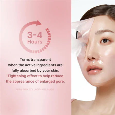 PDRN & Niacinamide Collagen Gel Mask – Clinically Dedicated Hydrating Facial Mask for Deep Repair & Glow